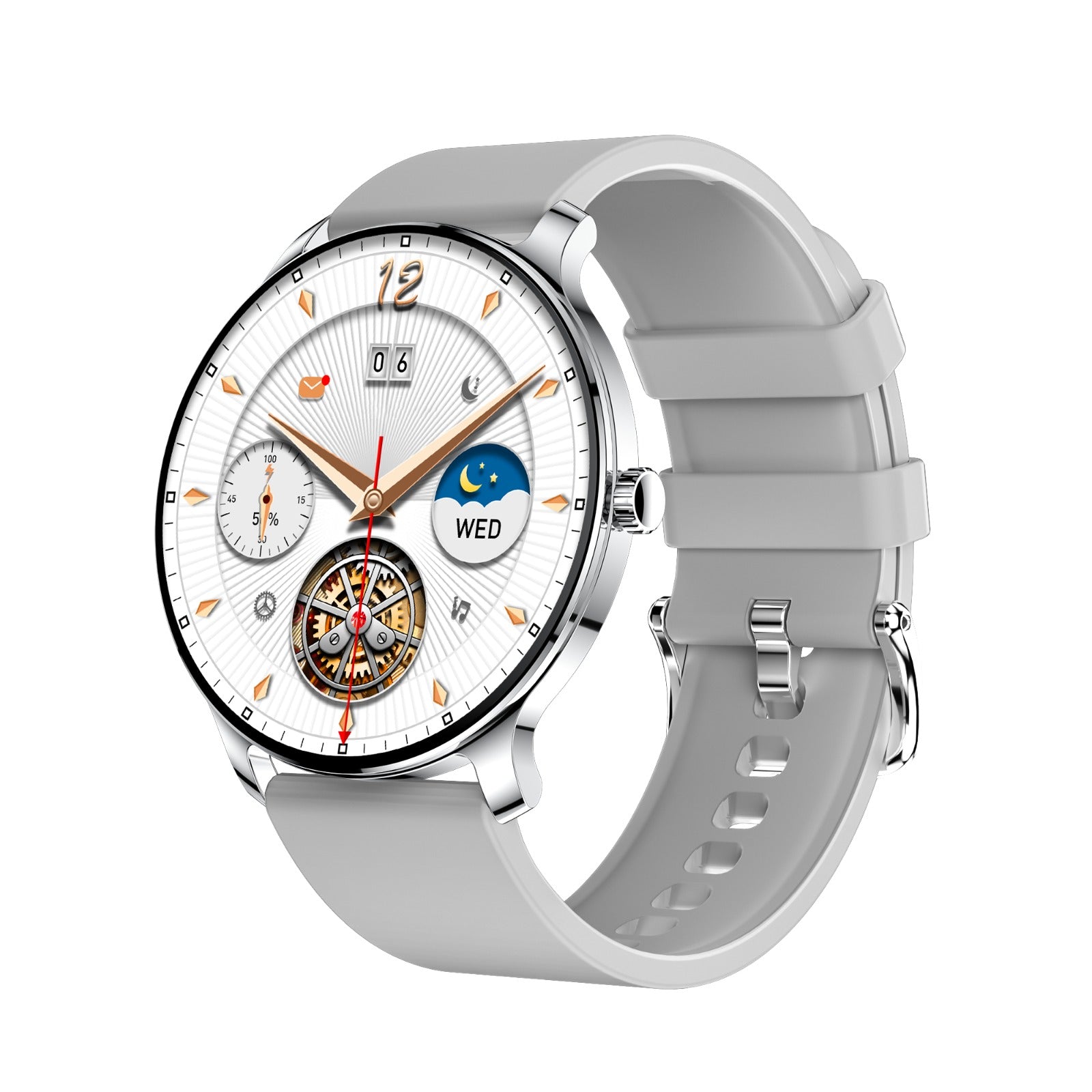 Ultra Slim Smart Watch For Men Women, 1.43 AMOLED Screen Fitness Watches , LP67 Outdoor Watch For Android Ios Silver 5 0d7f95b9-648d-4bf7-a325-bead65631a44 Vendor 1