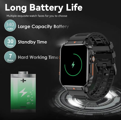 L81 Outdoor Sports Square Smartwatch Answer Call Big Battery Fitness Tracker Waterproof Smartwatch Men For IOS Android 5 31bf1a16-5f28-4301-a33f-33d6af95bf1a Vendor 1