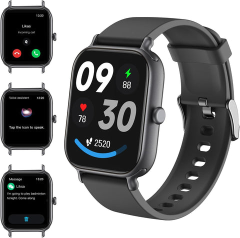 2.0 Inch HD - Fashion Smartwatch Bluetooth Talking, IP68 Showerproof Mental Health Tracker, Anxiety Relief Fitness Tracker 5 1932362287562362880 Vendor 1