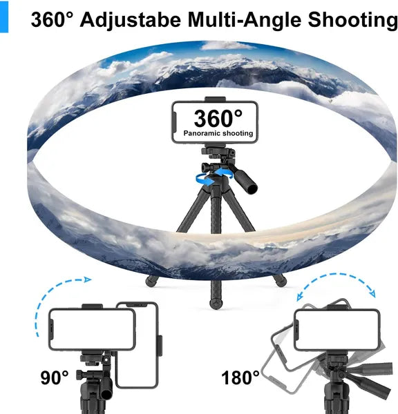 Portable And Adjustable Flexible Phone Tripods Camera Stand Holder With Wireless Remote And Universal Phone Mount 5 1945752093252128768 Vendor 1