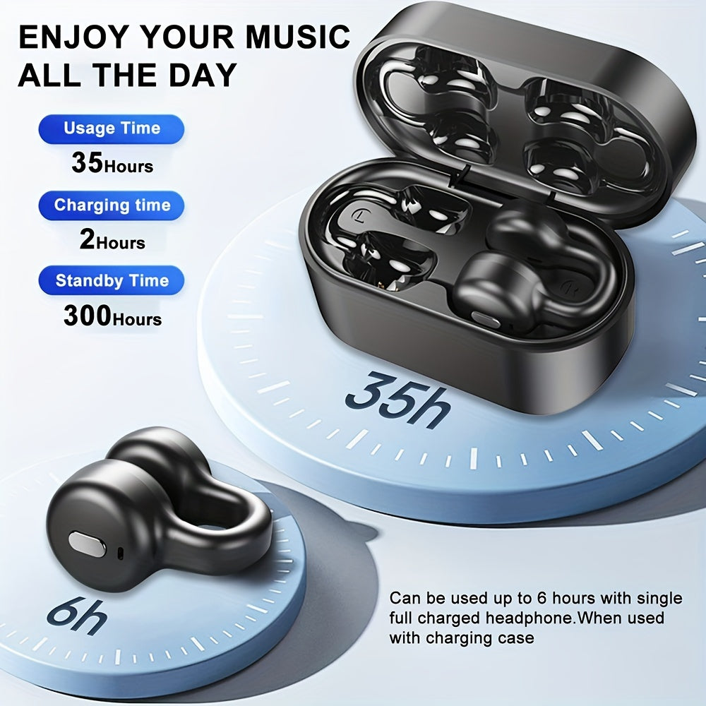 Wireless Open-back Headphones, Bluetooth Clip-on Earbuds, Sports Headphones, Ultra-lonoBattery Life, Unisex, Suitable For Everyday Wear, Christmas Gift, Birthday Gift. 5 1aceaa0b-48ca-414c-87c3-f6df2c4d22c4 Vendor 1