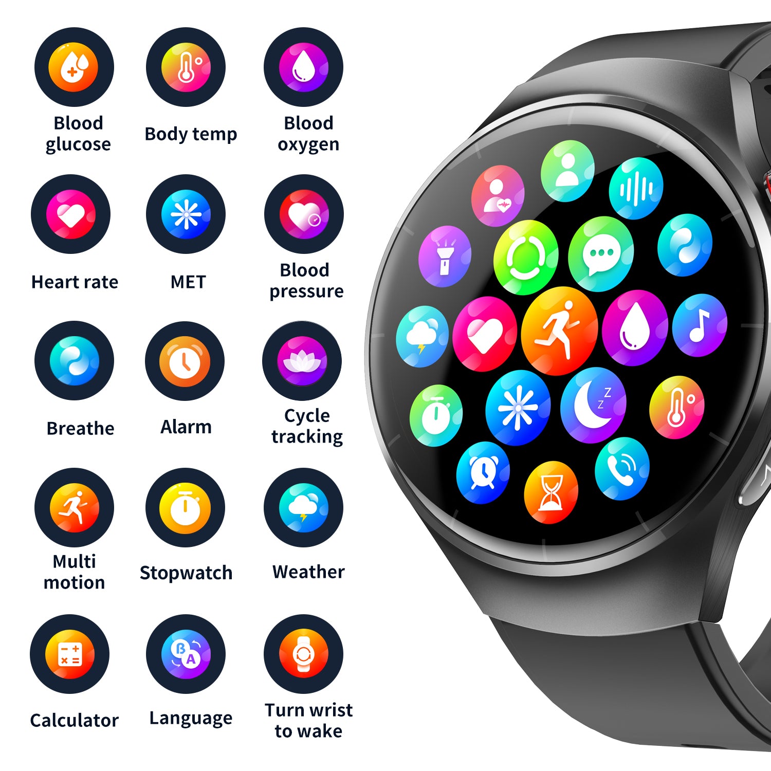 Fashion Smart Watch For Men Women Healthy Mornitoring Ips Screen Fitness Tracker With Bluetooth Call IP67 Waterproof Heart Rate Sleep SpO2 Monitor Pedometer Multiple Sports For Android IOS 5 21c1f0fc-db5d-4008-85c1-f29a6ae1392f Vendor 1
