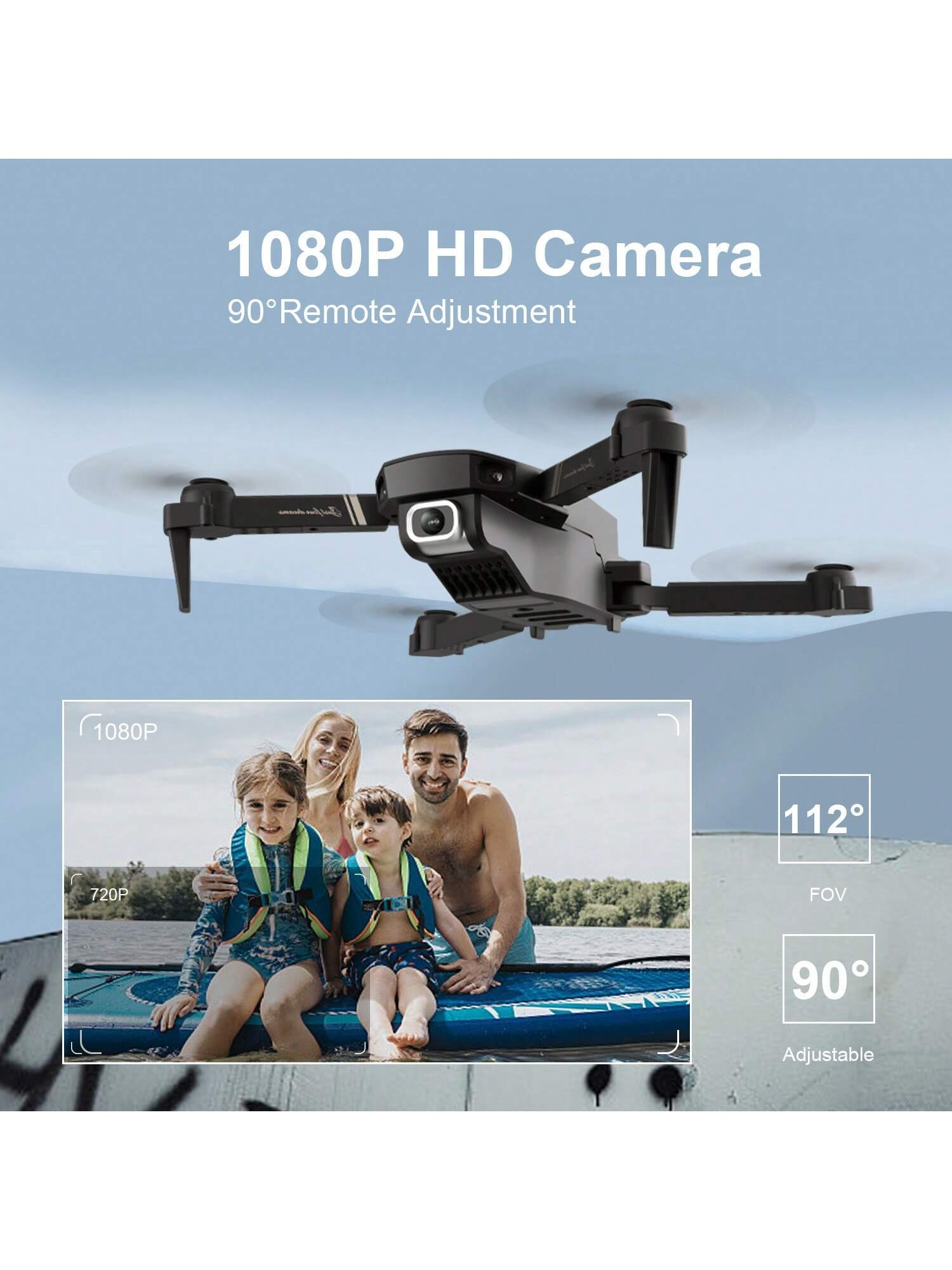 V4 Foldable Mini Drone With Camera 4K 1080P HD Drone ,3 Batteries,Drones For Adults Kids,Remote-controlled Quadcopter,Logistics Is Randomly Sent By UPS,USPS, 5 24c3c0c3-dde8-425a-a160-836a91d543fa Vendor 1