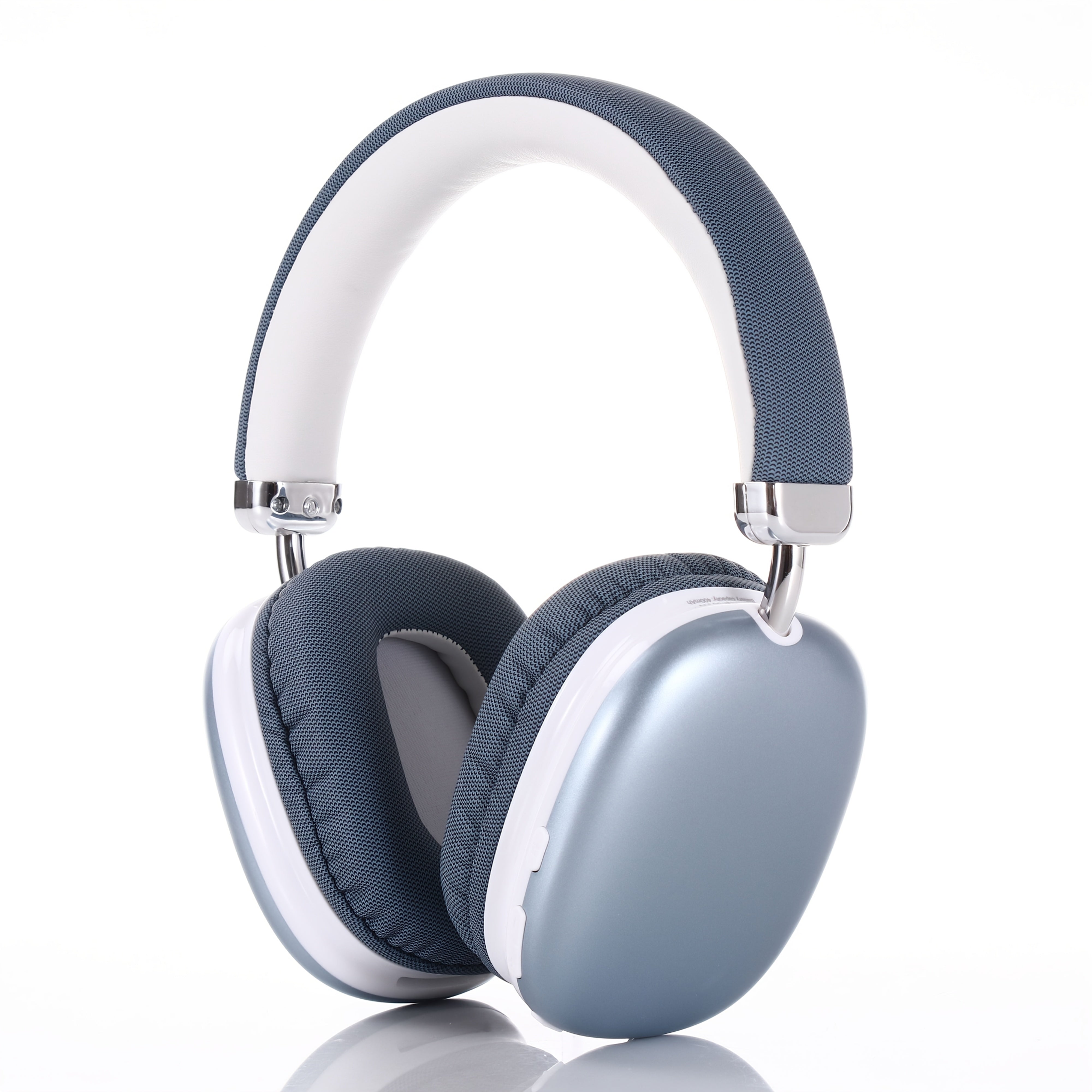 This Bluetooth Headset With A Microphone Offers A 40-hour Playback Time. It Is Retractable, Has High-quality Sound, And Features Soft Memory Ear Cups With Button Control. It Is Suitable For Music Light Blue 5 2e97afcc-0043-4d72-a62e-54edfe5e961c Vendor 1
