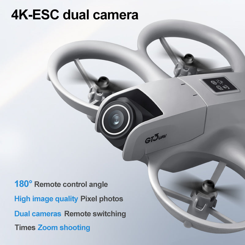 GT3 Small Unmanned Aerial Vehicle, Optical Flow Hovering, Stable Flight, Propeller Protection, Safe Flight, Equipped With Dual Cameras, Electrically Adjustable, Easy To Operate, Easy To Get Started, S 5 3265ab3f-2d6a-4a17-9cac-5707ea52cb8f Vendor 1
