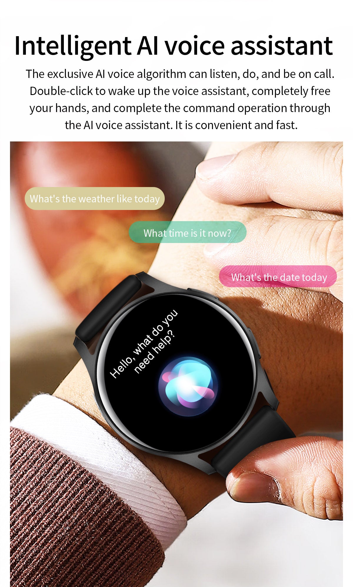 Trendy Smart Watch, Smart Watch For Men And Women, Make,answer Calls, Wireless Smart Watch, Fitness Tracker With Calorie Tracker, Pedometer, Text Notifications, Compatible With IPhone And Android, Per 5 35528c6b-b879-457f-9bb6-cd8566fd24f2 Vendor 1