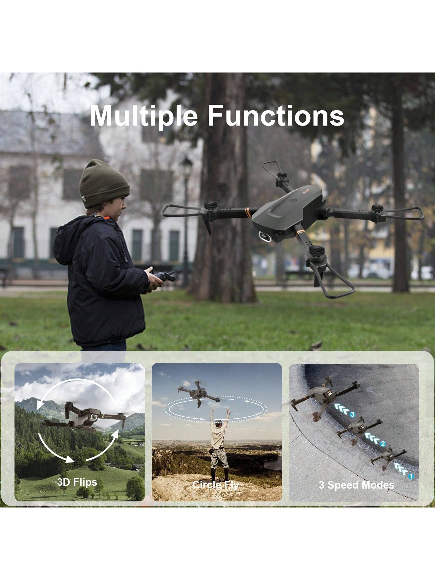 V4 Foldable Mini Drone With Camera 4K 1080P HD Drone ,3 Batteries,Drones For Adults Kids,Remote-controlled Quadcopter,Logistics Is Randomly Sent By UPS,USPS, 5 3cc775e6-7d28-4c27-b61d-cb3c33c9ac83 Vendor 1