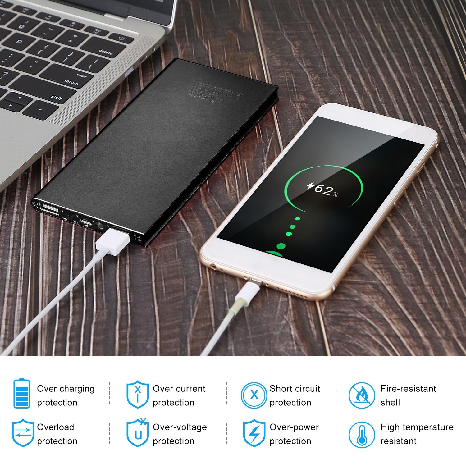 20000mAh Power Bank Ultra-thin External Battery Pack Phone Charger Dual USB Port 5 453c3432-080d-495b-83b9-336e752d66d0 Vendor 1