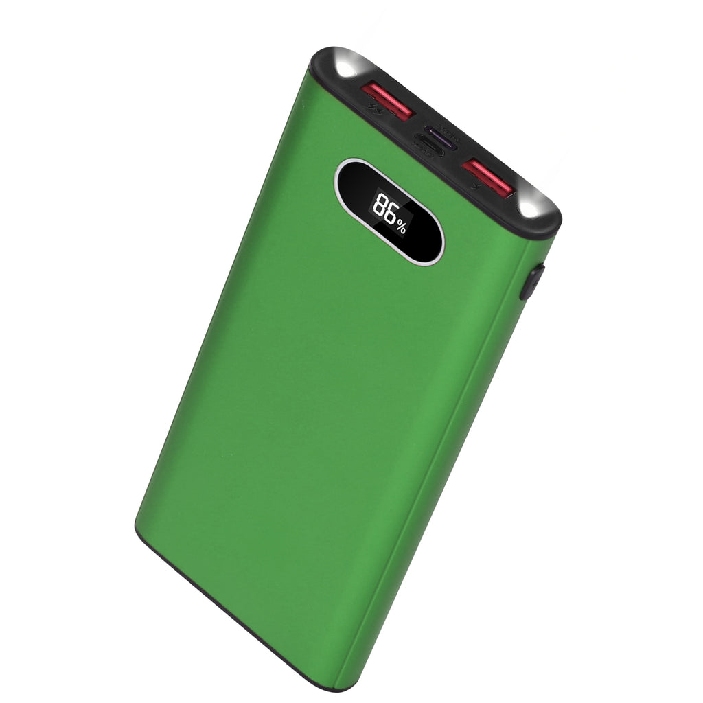 Green-Black-Red Color Options -- 1Pc 20000Mah Power Bank Portable Charger External Battery Pack 22.5W Super Fast Charging With LED Display Flashlight Fit For IOS Phone Green 5 524b10cf-c7f0-486b-ac9a-c484fee94445 Vendor 1