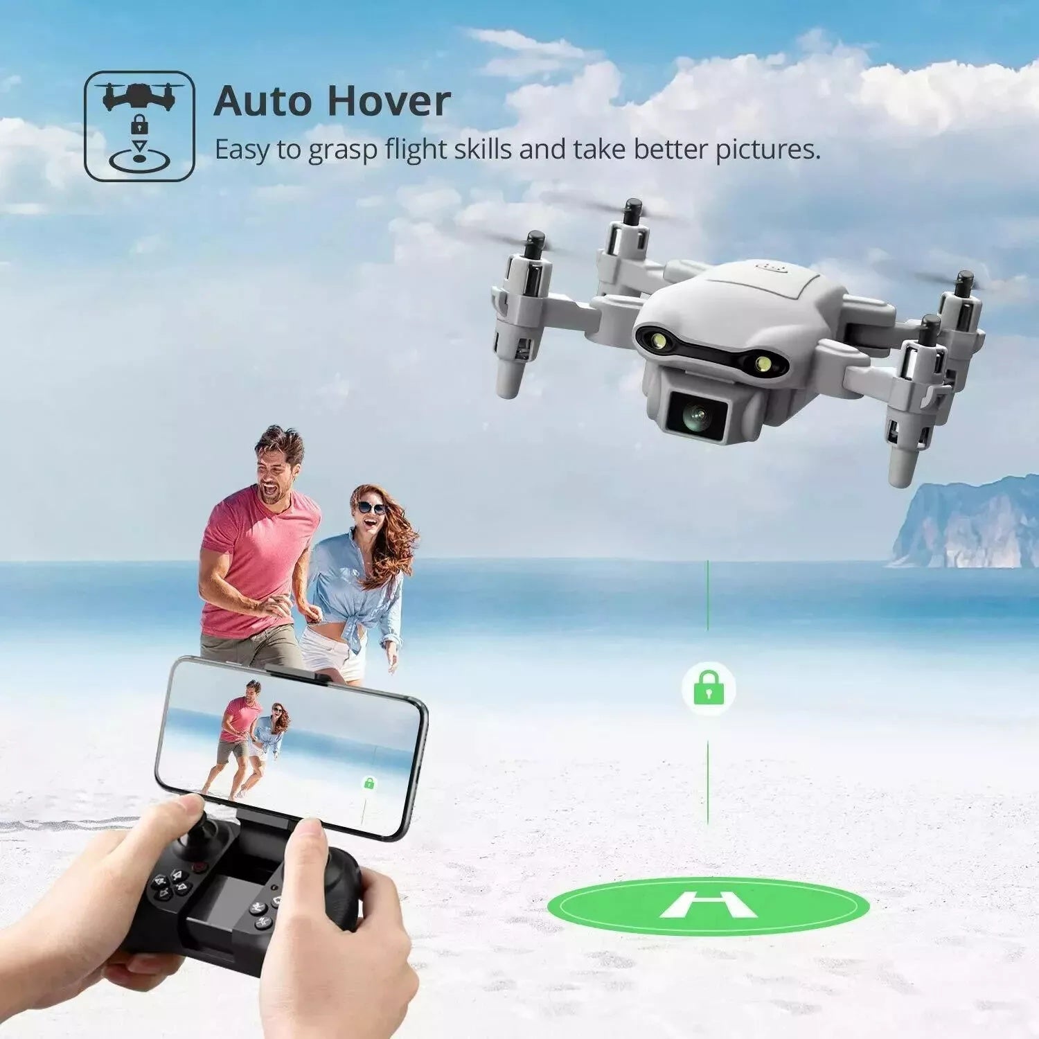 V9 Mini Drone For Kids Adults 720P HD FPV Camera, Foldable RC Quadcopter For Boys Girls With Altitude Hold, Headless Mode,Logistics Is Randomly Sent By UPS,USPS,FEDEX,Amazon Logistics. 5 52c9ab80-3835-4e32-aaae-583f634efc2f Vendor 1