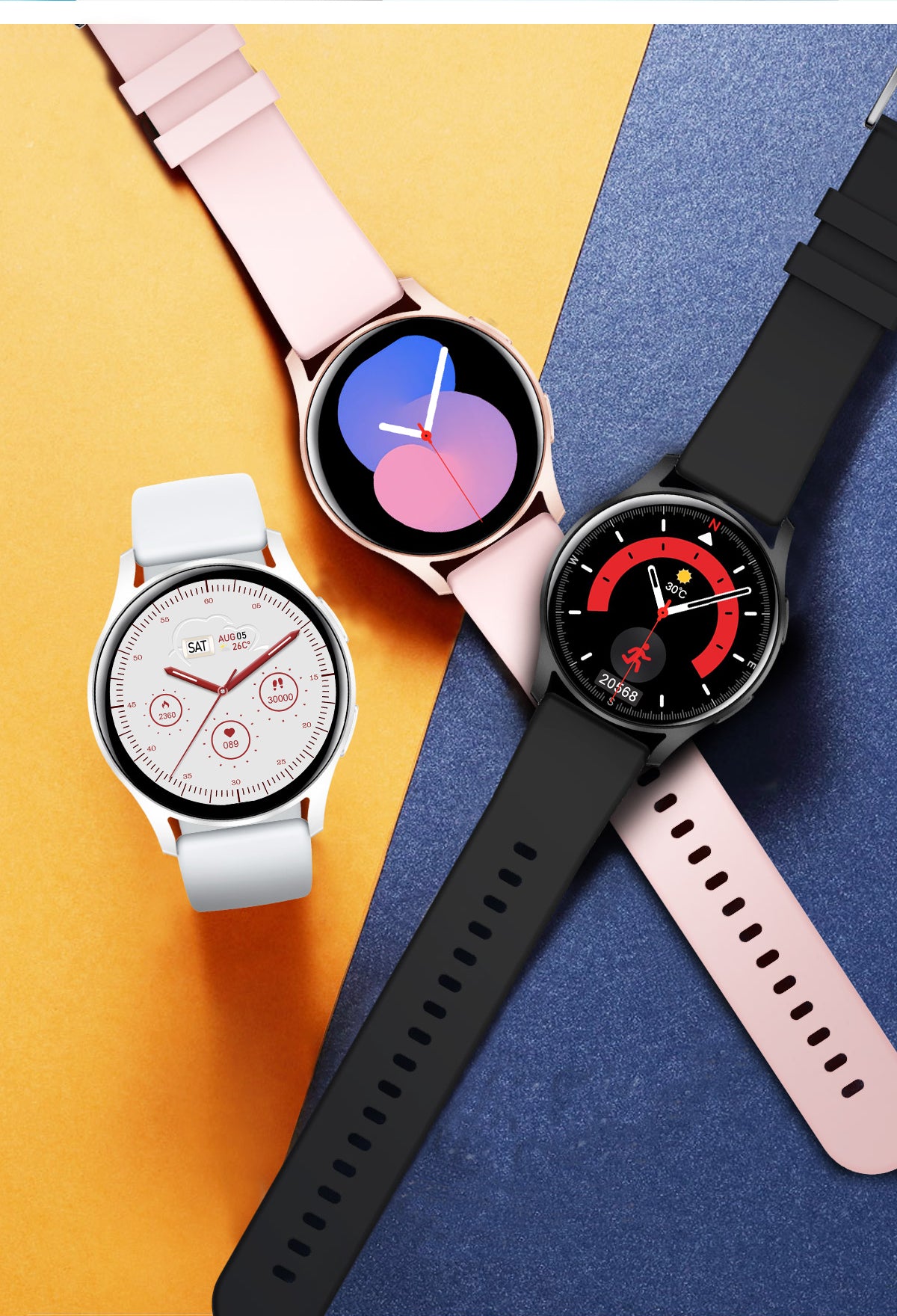 Trendy Smart Watch, Smart Watch For Men And Women, Make,answer Calls, Wireless Smart Watch, Fitness Tracker With Calorie Tracker, Pedometer, Text Notifications, Compatible With IPhone And Android, Per 5 5988ed07-db42-4d82-9c6c-98e713700208 Vendor 1