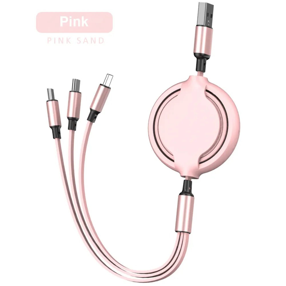 Three-in-one Mobile Phone Data Cable, Free Switching Of Interfaces, Multi-device Charging Is Super Convenient. 5 5a27324b-03ac-4dfb-80ae-d3df462fe586 Vendor 1