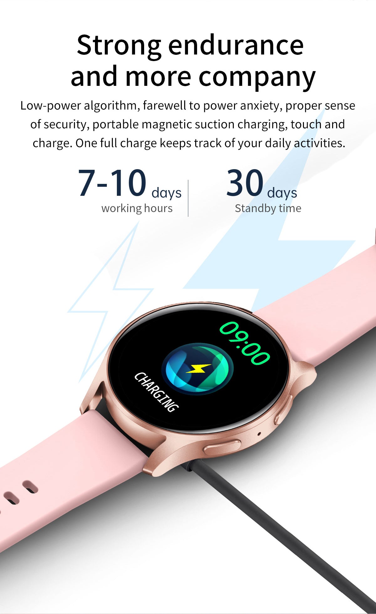 Trendy Smart Watch, Smart Watch For Men And Women, Make,answer Calls, Wireless Smart Watch, Fitness Tracker With Calorie Tracker, Pedometer, Text Notifications, Compatible With IPhone And Android, Per 5 5a32f852-5c80-4851-a039-97ed717aac04 Vendor 1