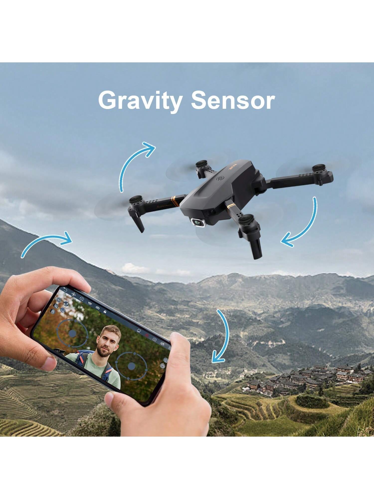 V4 Foldable Mini Drone With Camera 4K 1080P HD Drone ,3 Batteries,Drones For Adults Kids,Remote-controlled Quadcopter,Logistics Is Randomly Sent By UPS,USPS, 5 5bc3cdb6-7b6f-4e64-9a95-8bb265c327ac Vendor 1