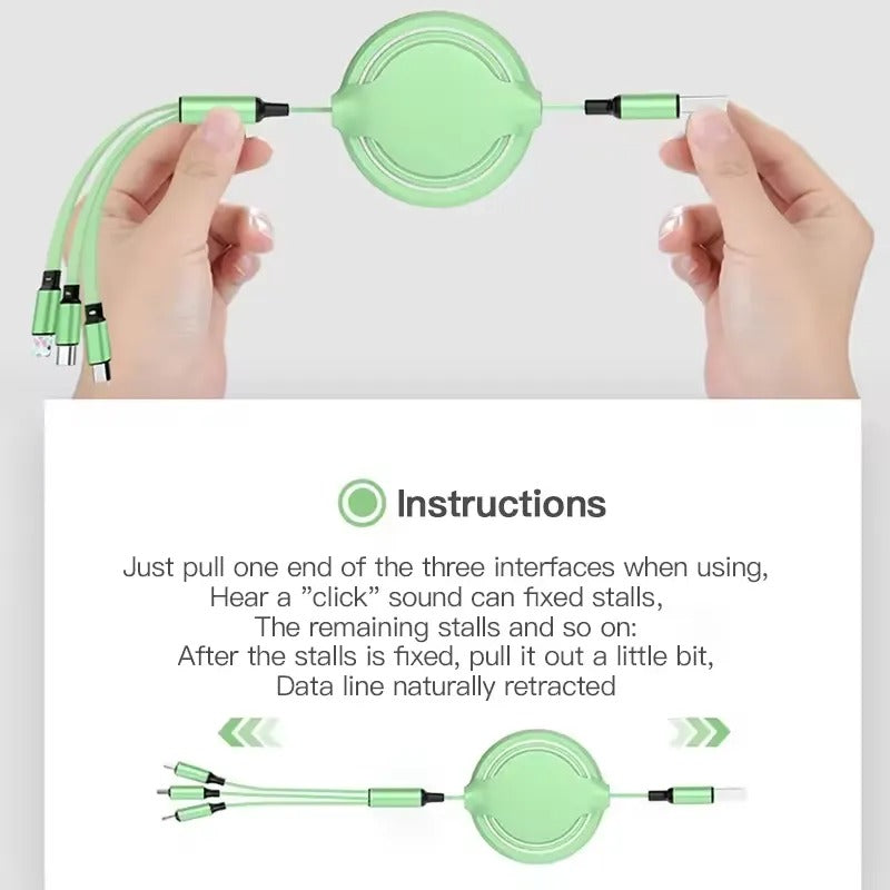 Three-in-one Mobile Phone Data Cable, Free Switching Of Interfaces, Multi-device Charging Is Super Convenient. 5 5bd3d550-e3d9-487e-9f80-4f36a34f9e9e Vendor 1