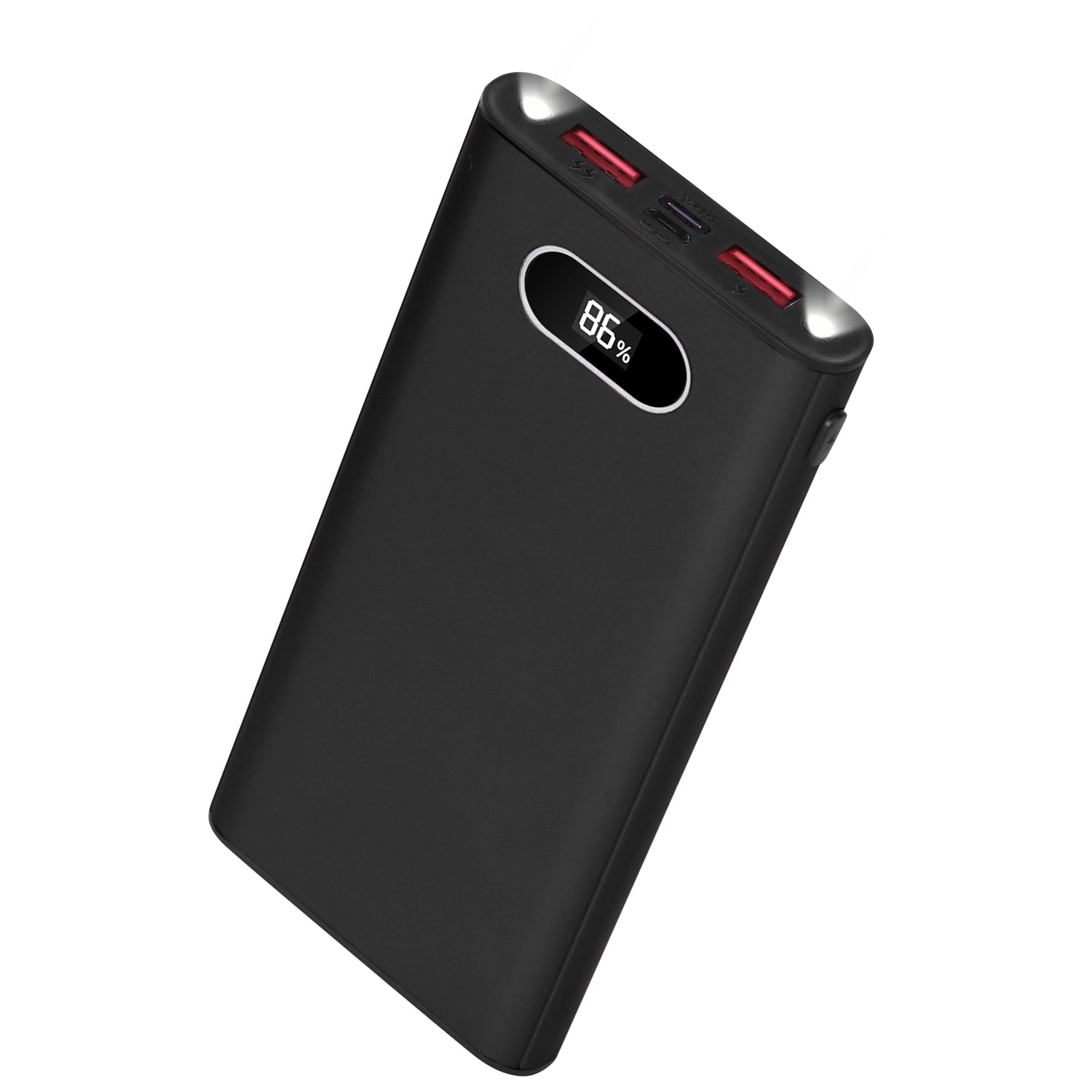 Green-Black-Red Color Options -- 1Pc 20000Mah Power Bank Portable Charger External Battery Pack 22.5W Super Fast Charging With LED Display Flashlight Fit For IOS Phone Black 5 5d1ddad7-c65d-478c-bf12-543b86485565 Vendor 1