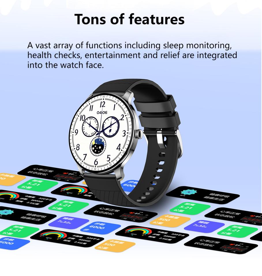 Ultra Slim Smart Watch For Men Women, 1.43 AMOLED Screen Fitness Watches , LP67 Outdoor Watch For Android Ios 5 5d6c55ee-8cdb-409a-b040-9b60dcd70bfc Vendor 1