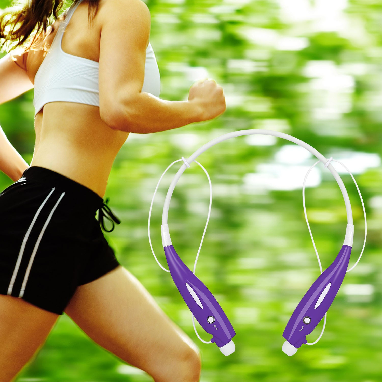 Wireless Stereo Headsets Sport Neckband Headphones In-ear Magnetic IPX4 Waterproof Earbuds With Built-in Mic Call Vibrate Alert Number Broadcast Running Gym 5 5ec27802-08a9-41c5-91e8-88227b1fa295 Vendor 1