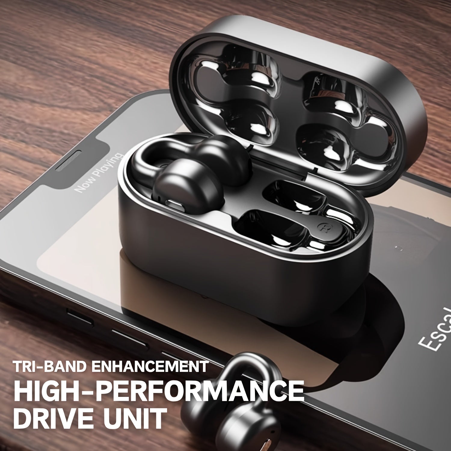 Wireless Open-back Headphones, Bluetooth Clip-on Earbuds, Sports Headphones, Ultra-lonoBattery Life, Unisex, Suitable For Everyday Wear, Christmas Gift, Birthday Gift. 5 71ab1637-c008-41f8-9dc3-2a645fa62901 Vendor 1