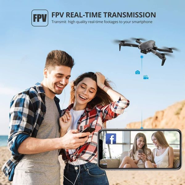 4DRC V13 Remote Control Drone 6K High-definition Dual Camera WiFi FPV Foldable Quadcopter Camera Drone, 2 Batteries, Logistics Randomly Sent By UPS, USPS, FEDEX 5 7a1b104b-fb8c-4ac9-9c7c-86f0945d3b32 Vendor 1