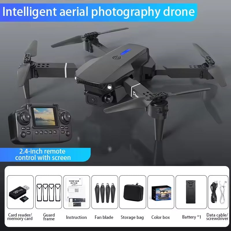 E88 Pro Mini Drone With Screen Control 4K Dual Camera Optical Flow Positioning LED Lighting Remote Control 5 7c91a72a-b52c-4e0d-a8b1-e09fc3aab8b3 Vendor 1