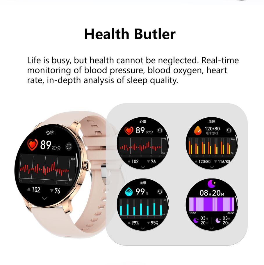 Ultra Slim Smart Watch For Men Women, 1.43 AMOLED Screen Fitness Watches , LP67 Outdoor Watch For Android Ios 5 8fbf7517-fb63-499e-a7d3-75b93c17c00d Vendor 1