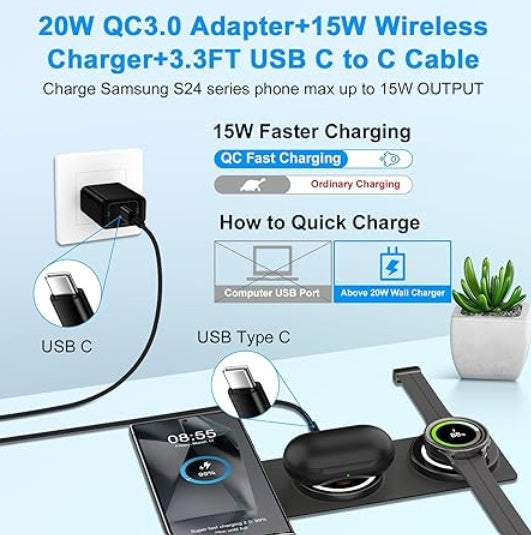 Wireless Charger For Phone, Watch & Earbuds 5 98b03303-03ad-47ef-a67c-4c4669691e59 Vendor 1