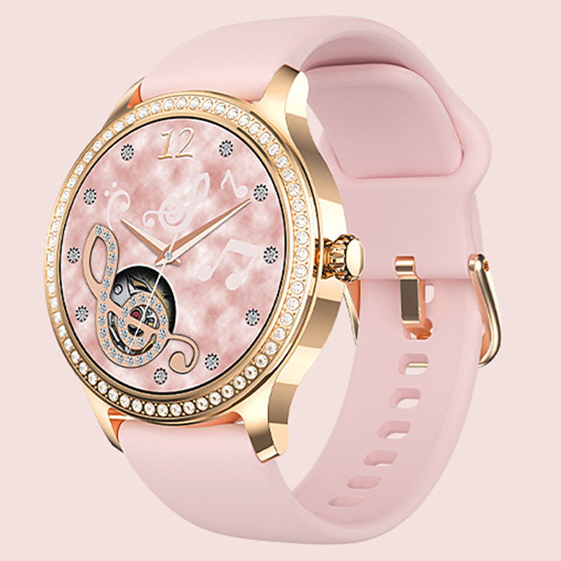 Women's Smart Watch Bluetooth Calling Golden Powder Gum 0 9e75448b-1308-48ac-aabd-a3a83103eff2 Vendor 1
