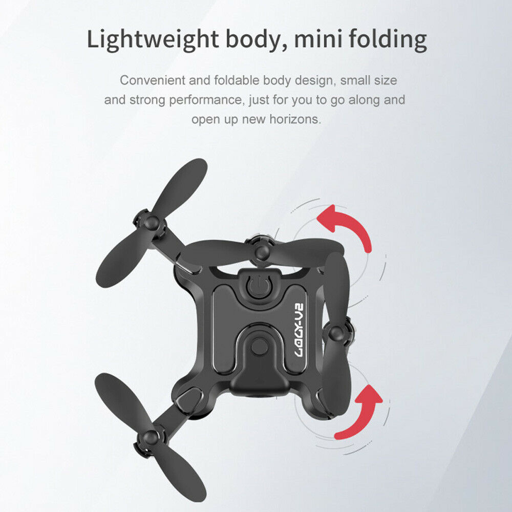 AU V2 Mini Drone Selfie WIFI FPV With HD Camera Foldable Arm RC Quadcopter Toy. 5 a3a15dcc-8e33-42c9-8dc4-b576182d8df1 Vendor 1
