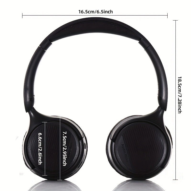 New Retro Wireless Over-ear Wireless Headphones With Microphone, High-quality Gaming Headphones, 30-hour Playback Time, Memory Foam Ear Cups, Button Control, Extendable And Adjustable, Suitable For Tr 5 a3a93883-21d3-4e9f-b341-db2224e21043 Vendor 1