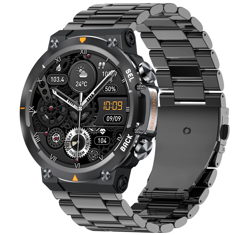 MAX18 Men Smartwatch AMOLED1.43inch Big Screen BT Calls Gesture Control AI Voice Sports Smart Watch Men Black Steel 5 a67f2a79-a0d9-4480-a878-e5b29ec76414 Vendor 1