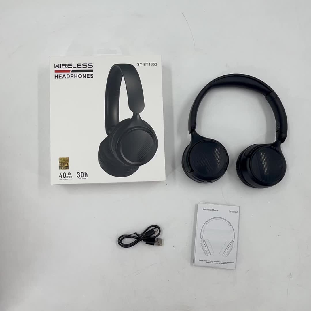 New Retro Wireless Over-ear Wireless Headphones With Microphone, High-quality Gaming Headphones, 30-hour Playback Time, Memory Foam Ear Cups, Button Control, Extendable And Adjustable, Suitable For Tr Black 5 acad5e4f-0a1a-4da9-9804-7f15b06c73f3 Vendor 1