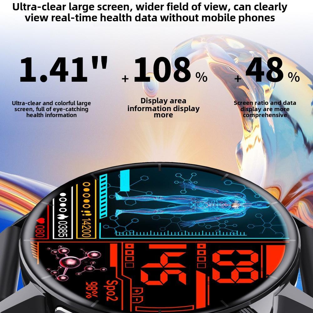 Smart Watch Non-Invasive Blood Glucose Body Temperature Blood Pressure Blood Oxygen Automatic Measurement ECG Ppg Blood Lipid Health Manager 5 ad4a84ac-bc25-49f8-b791-0a302cbc4b68 Vendor 1
