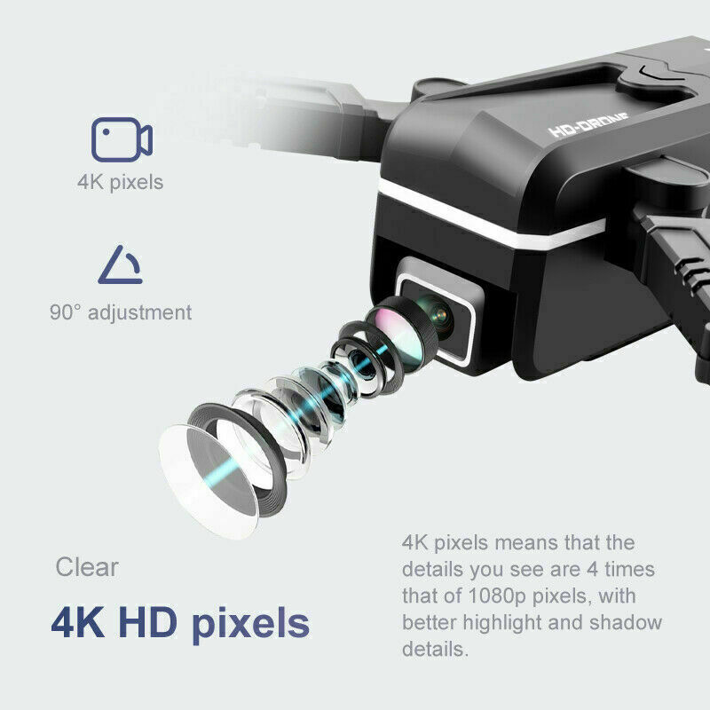 Quad Air Drone RC Drone 4K HD Dual Camera WIFI FPV KK1 2 X Battery Rc Quadcopter 5 bc5f27ba-2a26-49a6-ab5a-cd954a36428f Vendor 1