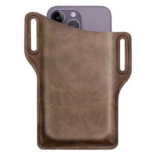 Men Cell Phone Belt Pack Bag Loop Waist Holster Pouch Case Leather Wallet Cover Coffee 5 be90b9be-78ad-4e75-9df3-86d111ce30e3 Vendor 1