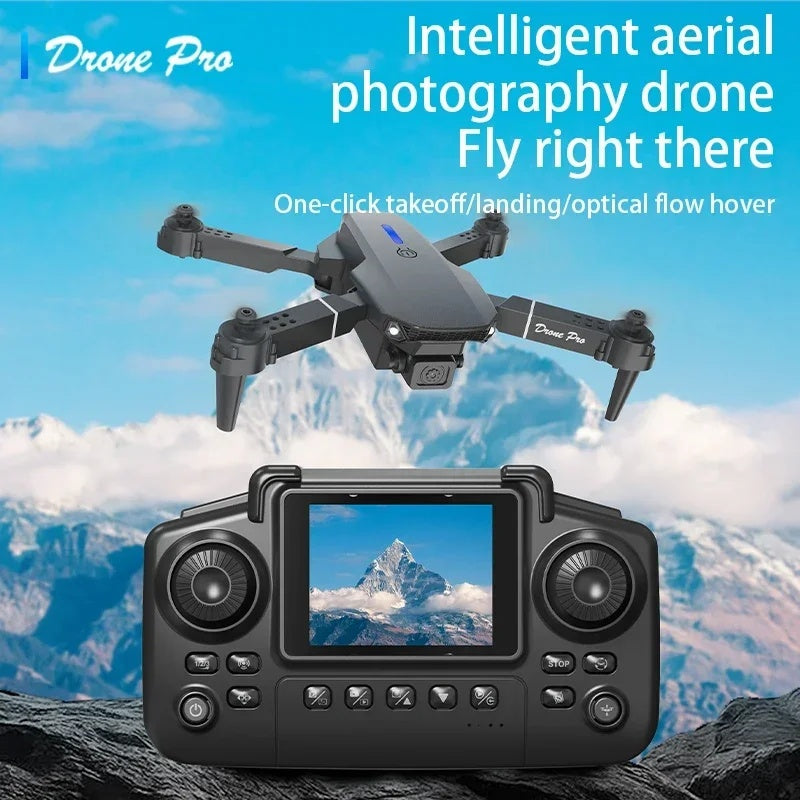 E88 Pro Mini Drone With Screen Control 4K Dual Camera Optical Flow Positioning LED Lighting Remote Control 5 cf163041-4427-491d-8909-630bc8e737dc Vendor 1
