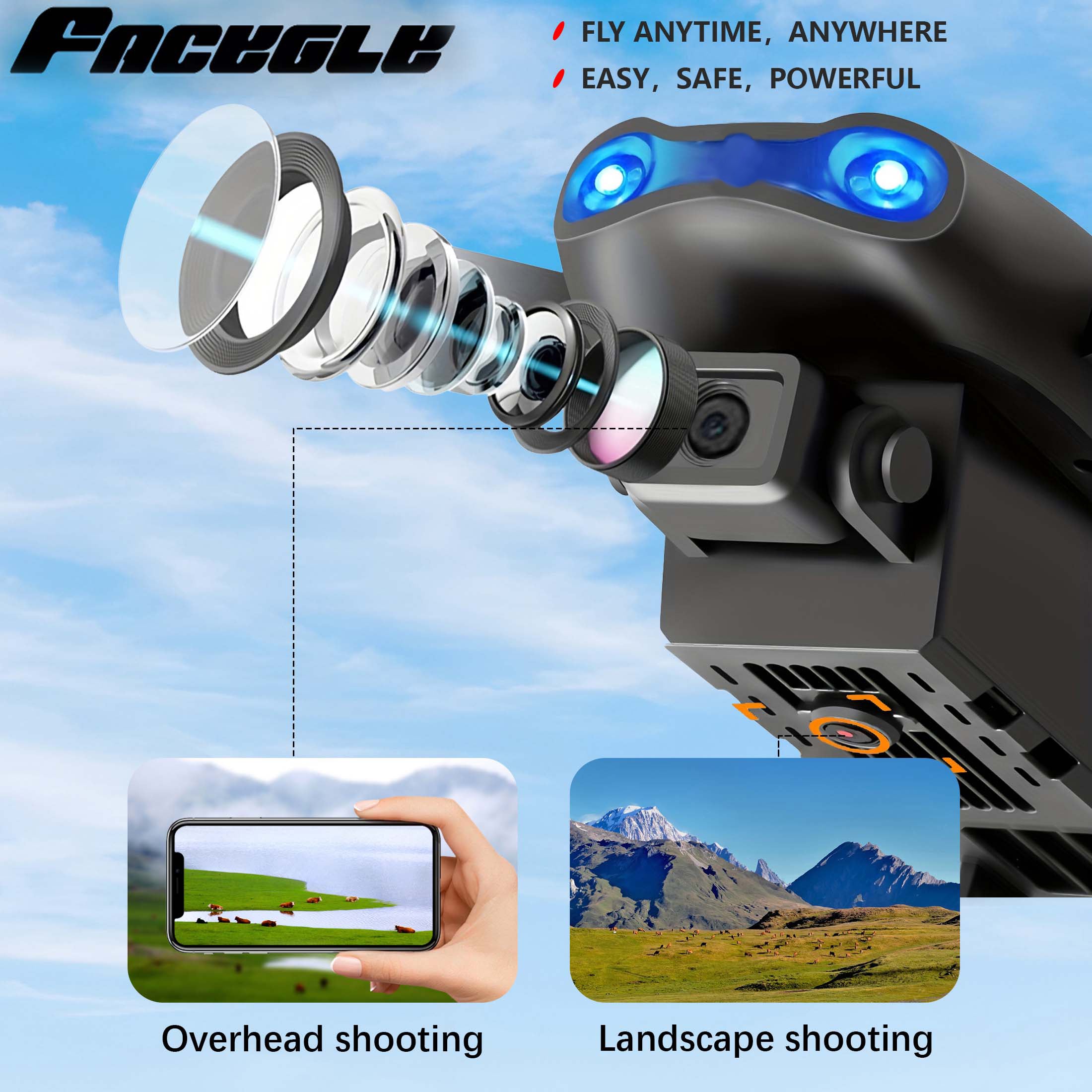 E99 Drone Quadcopter Dual Camera HD Aerial Photography Remote Control 5 cf7d45ce-c8ef-4c1d-adb5-f660f7468277 Vendor 1