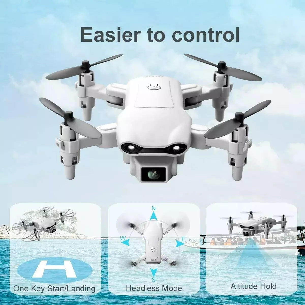 V9 Mini Drone For Kids Adults 720P HD FPV Camera, Foldable RC Quadcopter For Boys Girls With Altitude Hold, Headless Mode,Logistics Is Randomly Sent By UPS,USPS,FEDEX,Amazon Logistics. 5 e151a224-87c1-43f7-8ddc-7cc6a8178ed2 Vendor 1