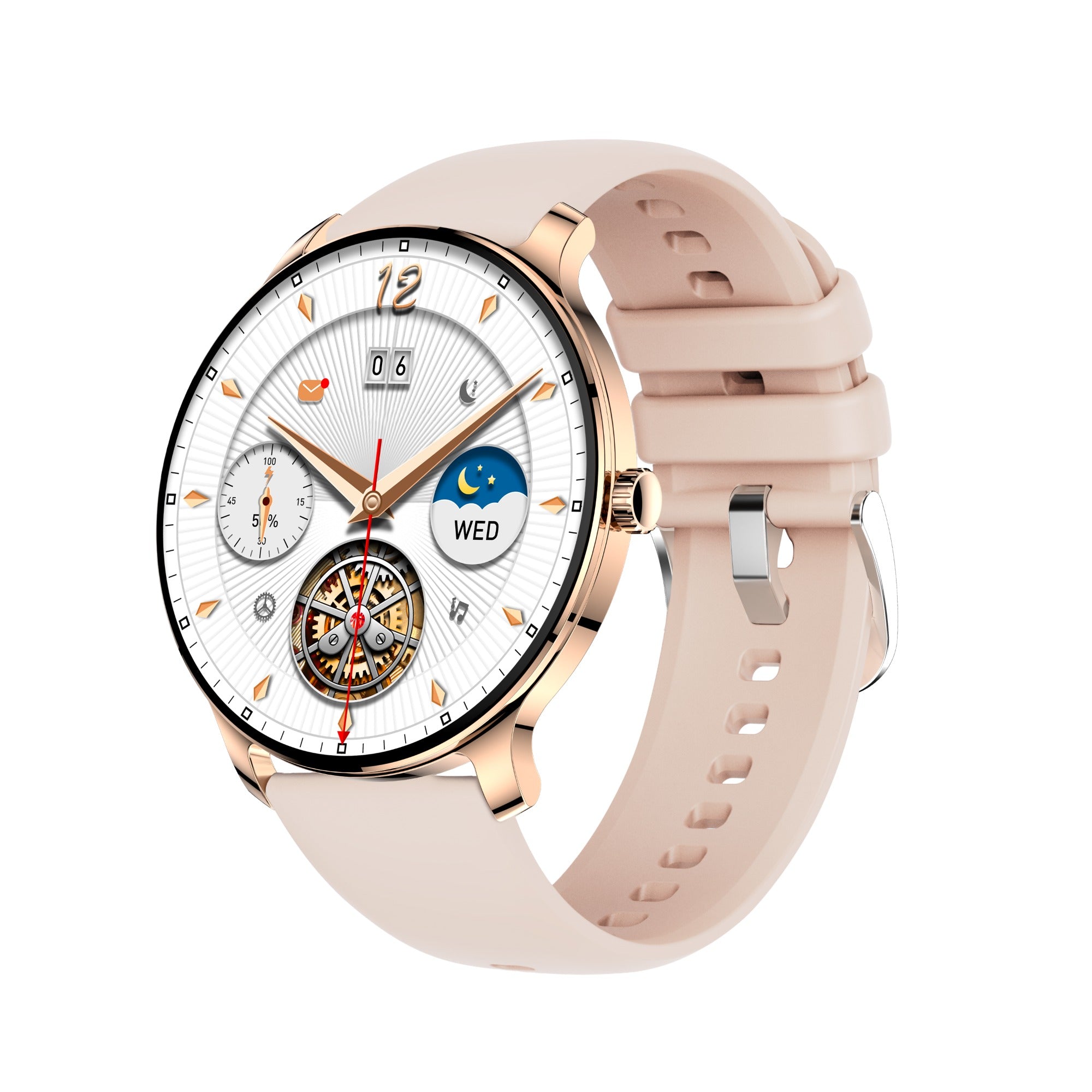 Ultra Slim Smart Watch For Men Women, 1.43 AMOLED Screen Fitness Watches , LP67 Outdoor Watch For Android Ios Rose gold 5 e6216784-a9da-4106-9f81-63856c154980 Vendor 1