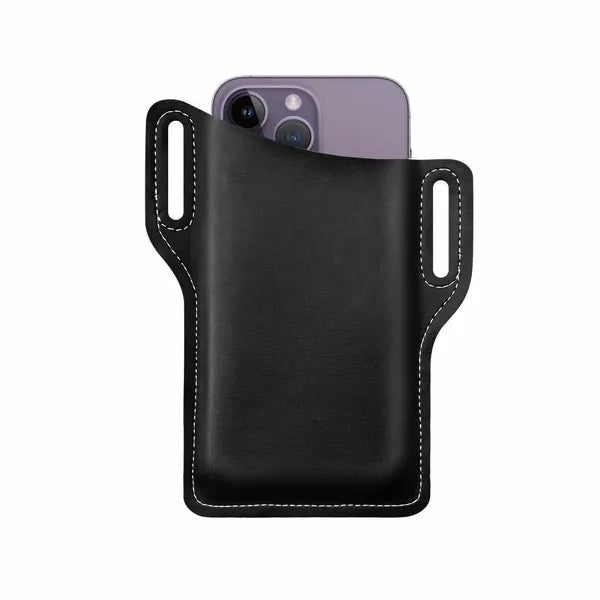 Men Cell Phone Belt Pack Bag Loop Waist Holster Pouch Case Leather Wallet Cover Black 5 f26d476b-6c3a-4e70-afbc-5f4a18535026 Vendor 1