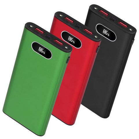 Green-Black-Red Color Options -- 1Pc 20000Mah Power Bank Portable Charger External Battery Pack 22.5W Super Fast Charging With LED Display Flashlight Fit For IOS Phone 5 f4aa77e7-3438-4718-a333-94682cc15309 Vendor 1