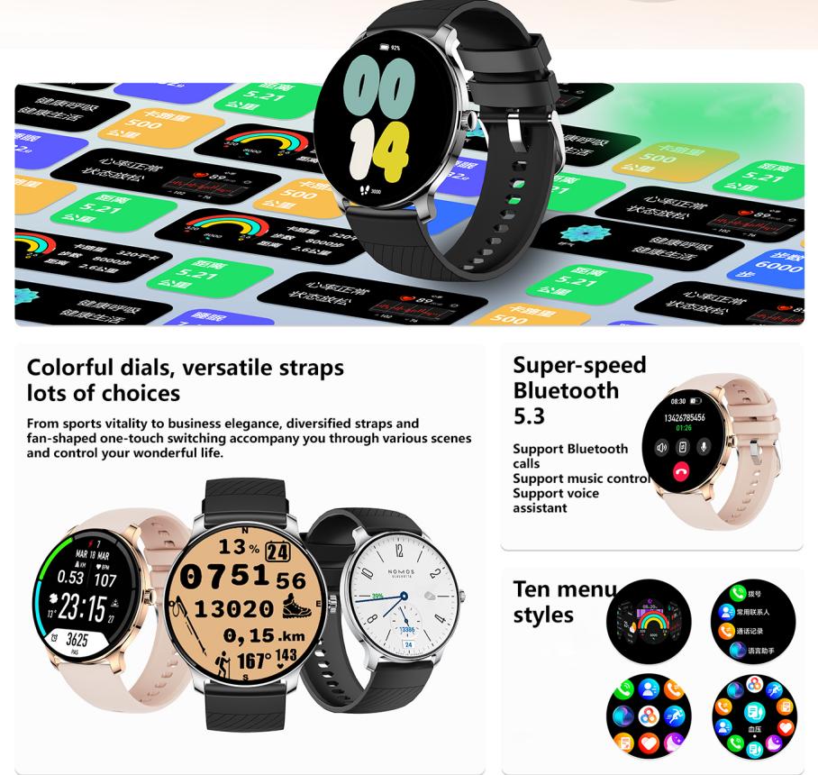 Ultra Slim Smart Watch For Men Women, 1.43 AMOLED Screen Fitness Watches , LP67 Outdoor Watch For Android Ios 5 f54f5057-37d3-4a01-9c48-f62c41464cbc Vendor 1