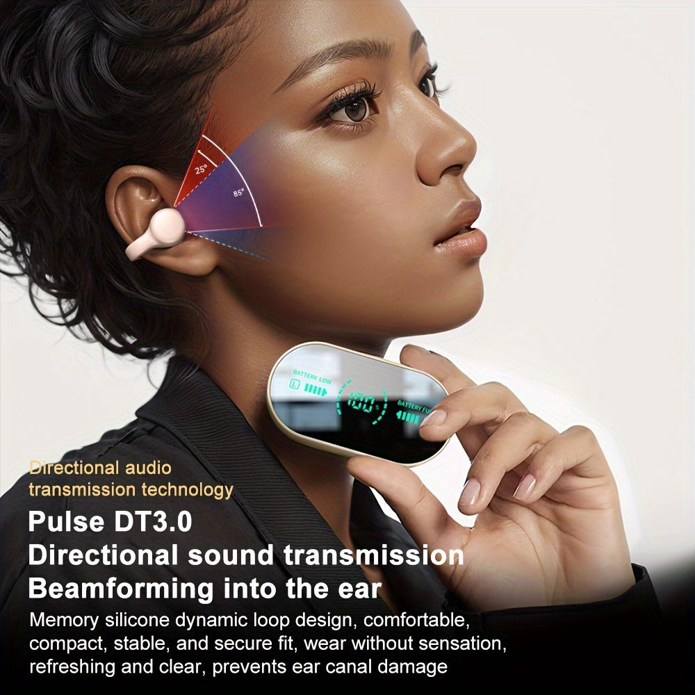 Wireless Open-back Headphones, Bluetooth Clip-on Earbuds, Sports Headphones, Ultra-lonoBattery Life, Unisex, Suitable For Everyday Wear, Christmas Gift, Birthday Gift. 5 fa6f9f23-4510-4f67-9f43-a1d142be11c0 Vendor 1
