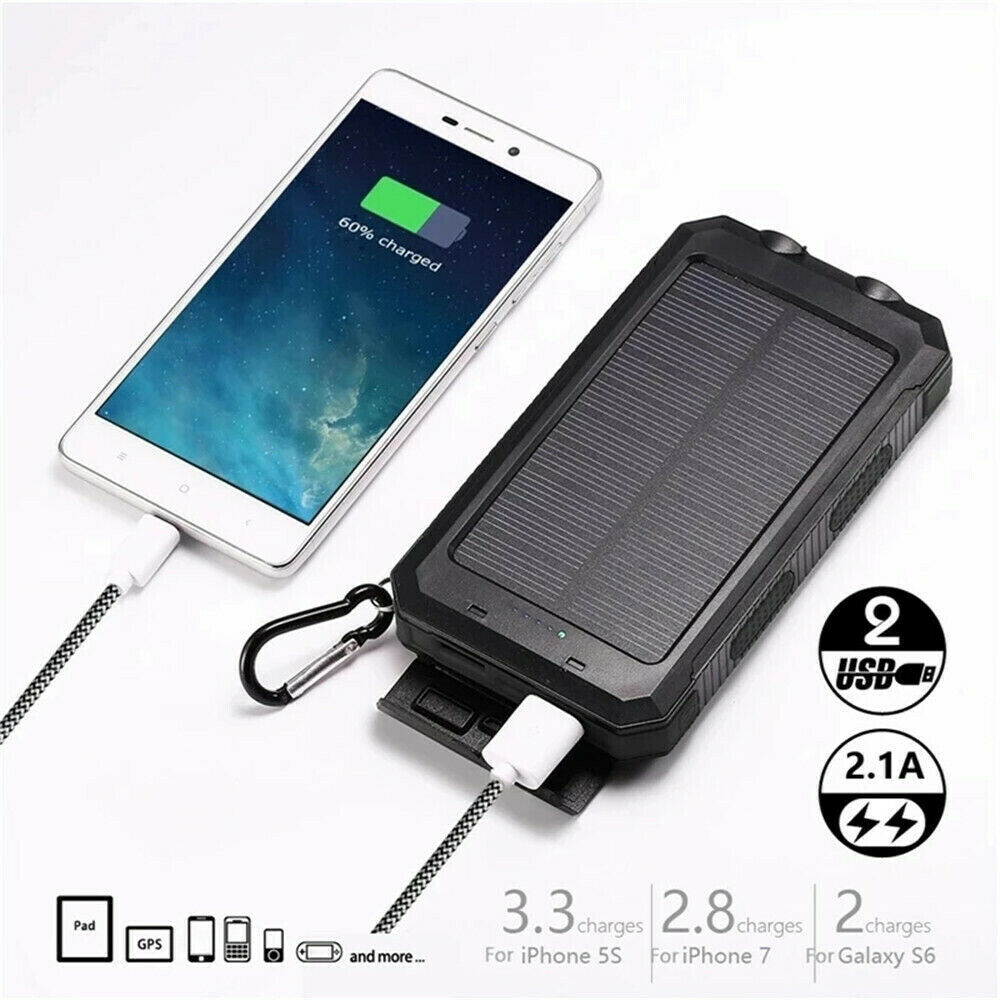 1O000000mAh Solar Power Bank Waterproof 2USB LED Battery Charger For Cell Phone 5 fb4a82fa-f726-4336-ba65-c3f341179f76 Vendor 1