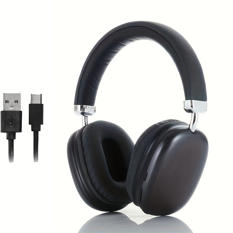 This Bluetooth Headset With A Microphone Offers A 40-hour Playback Time. It Is Retractable, Has High-quality Sound, And Features Soft Memory Ear Cups With Button Control. It Is Suitable For Music Black 5 fe647be5-09e9-491d-bbfb-d2aee634bca0 Vendor 1